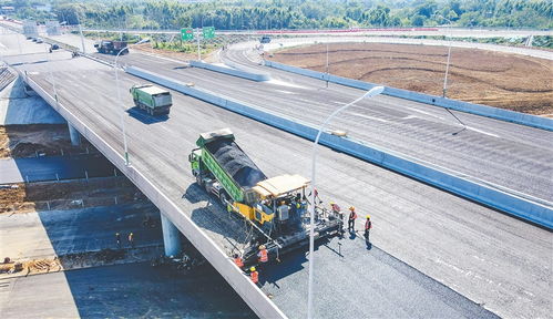 g98环岛高速公路大坡互通立交进入收尾施工