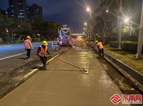翔安大道路面修复工程有序推进 预计12月底前完成