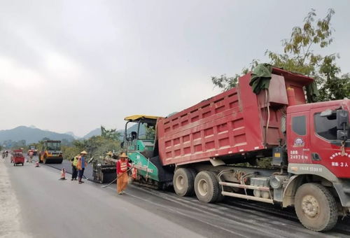 筑路兴区促振兴 龙州联线路面大修工程暨附属建筑劳务分包圆满收官