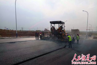 中铁二十局市政公司纬六十三路项目迎来关键节点 xz4路沥青路面及路桥附属工程建筑劳务分包施工圆满完成